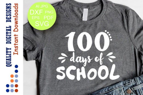 100 Days of School Graphics for Crafts