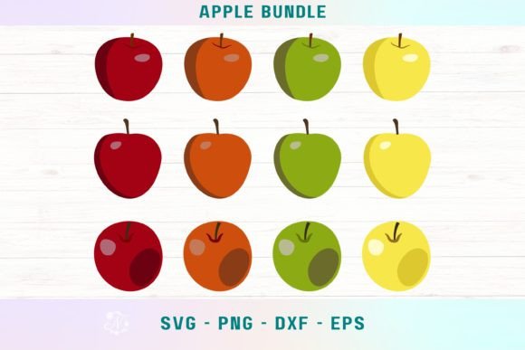 Apple Svg Bundle: Fresh Graphics for Crafts