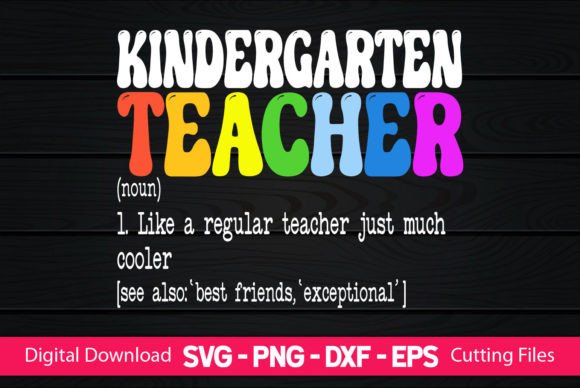 Funny Kindergarten Teacher Definition: Crafts & Graphics Review