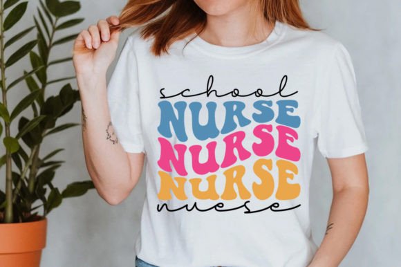 School Nurse Retro Svg: Graphics for Crafts