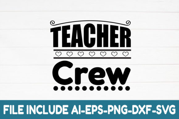 Teacher Crew: Graphics for Crafts and Local Brands