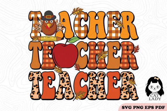 Teacher Thanksgiving Pattern SVG PNG: A Designer's Review